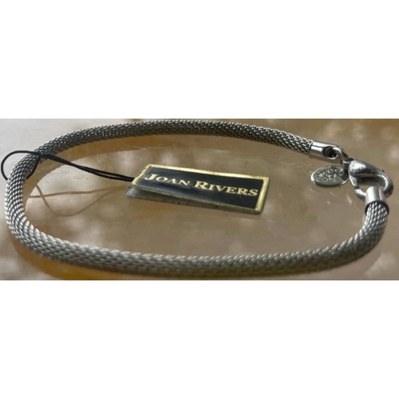 Joan Rivers Herringbone Western Vintage Large Silver Women's Bracelet - Picture 7 of 15